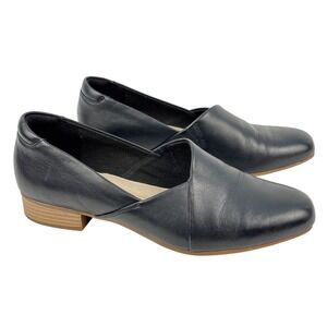 Clarks‎ Collection Leather Slip On Loafers Women's Shoes Size 9 Ultimate Comfort